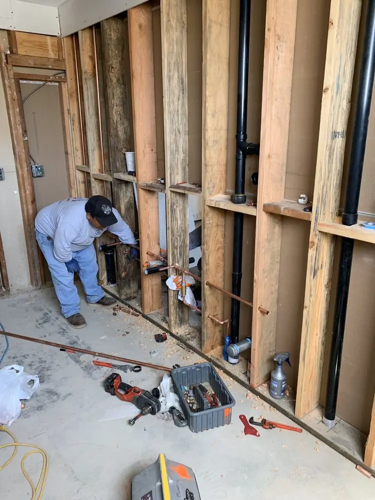 Commercial rough-in plumbing for Trenchless Sewer Repair in Bakersfield